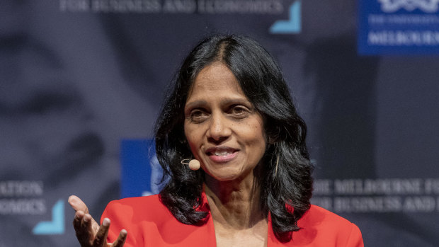 Macquarie Group CEO Shemara Wikramanayake said the company is currently unable to provide meaningful earnings guidance for the year.