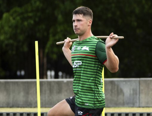 Lachlan Ilias resumed pre-season training with South Sydney on Wednesday