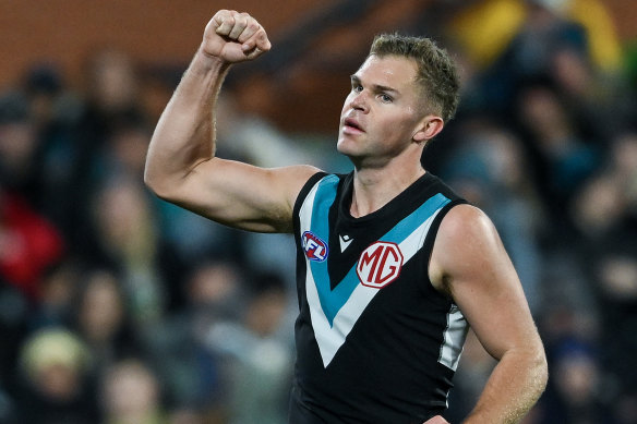 Port Adelaide star Dan Houston.