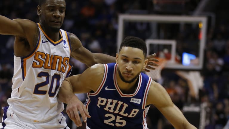Ben Simmons scored 29 points for the Sixers.