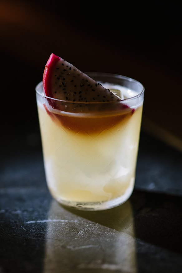 Stan’s dragonfruit margarita.