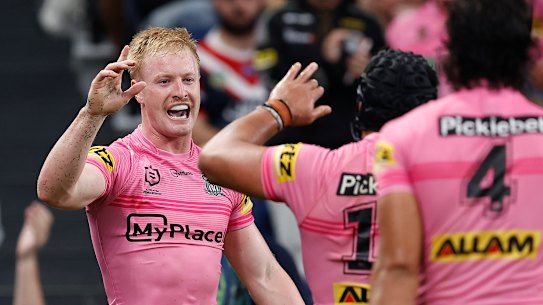 Thomas Jenkins scored four tries for the Panthers.