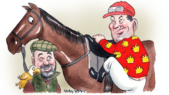 john shakespeare illo cbd fri Peter V’landys and James Packer