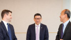 GIC   (L-R) Richard Massey (Managing Director and Deputy Head of Office, GIC (the Singapore sovereign fund) Lim Chow Kiat (CEO) and Sunny Tsun (Head of Real Estate for Australia & NZ; Head of Australia Office). They are  opening their Sydney office.