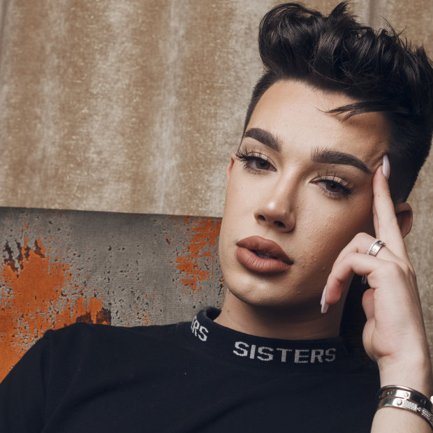 Portrait of 19-year-old James Charles.
