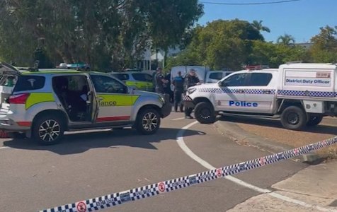 An armed man has been shot dead by police after an incident in Townsville, Queensland.