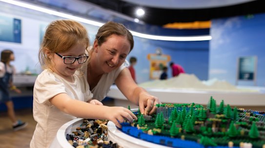 Jurassic World by Brickman at Queensland Museum.