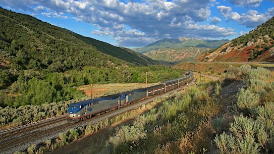 O trem California Zephyr.