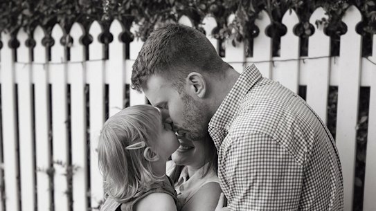 Tim Picton com sua família.