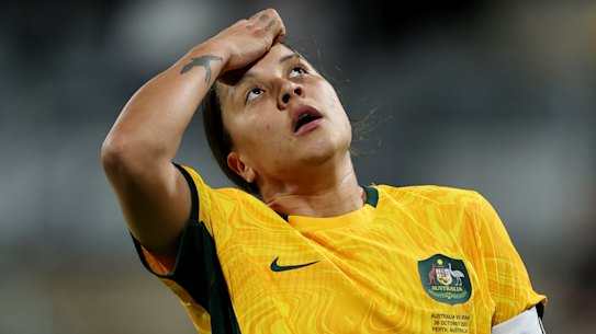 Matildas captain Sam Kerr.