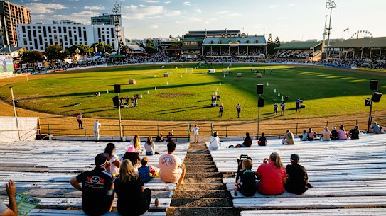 Over its more  than 100 years, the Main Arena at the Brisbane Showgrounds has hosted Sir Donald Bradman’s Test cricket debut, as well as football, rugby, lacrosse, athletics and cycling. Plus the Ekka.