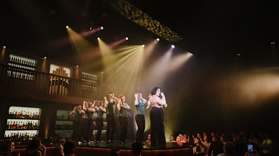 Gatsby at the Green Light is a major Brisbane Festival show staged in a revivified Twelfth Night Theatre in Bowen Hills.