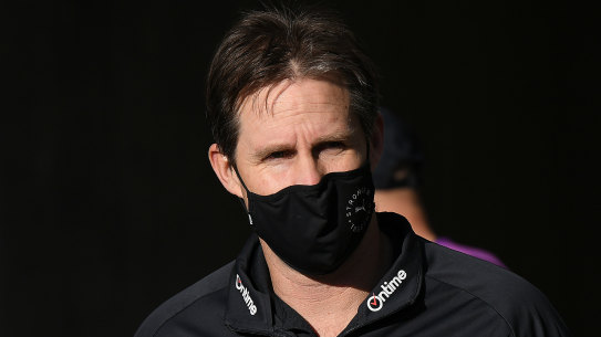 Carlton coach David Teague is under pressure to keep his job.