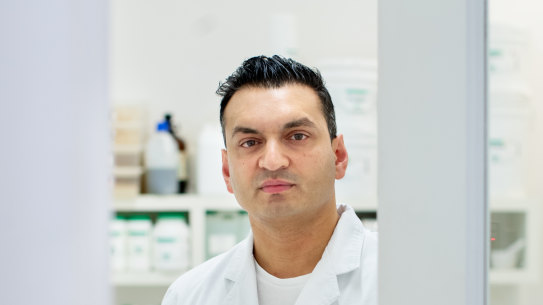 Dr Sud Agarwal, chief executive of Cannvalate, says the new medicinal cannabis manufacturing plant will reduce Australia's reliance on imported products.