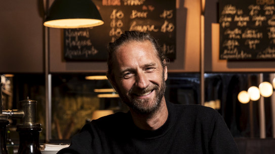 Justin Hemmes at Bar Topa in the Ivy complex.