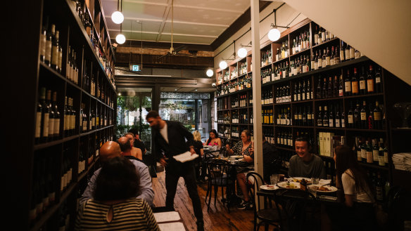 1889 Enoteca’s dining room has hardly changed since opening in 2008.