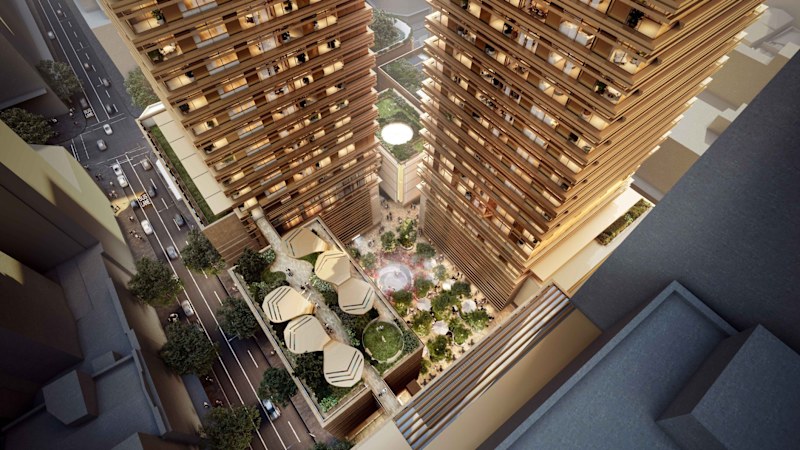 The $3.5b twin apartment towers set to transform Sydney's CBD
