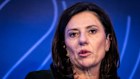 Ivanhoe Atlantic president and chief executive Bronwyn Barnes at the Mining Summit at the Ritz Carlton in Perth on Wednesday.