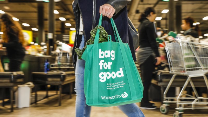 Woolworths free shopping bag sale
