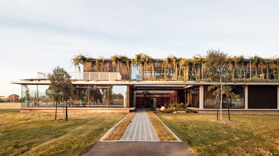 The building sets a new benchmark in "green" offices.