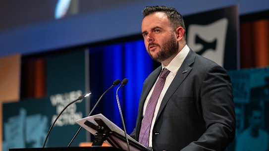 ACTU assistant secretary Joseph Mitchell.