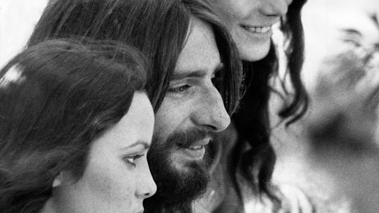 Festival-goers at the first Sunbury Festival, in January 1972.