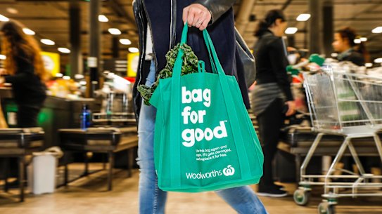Woolworths sales under pressure as 'painful' bag ban bites