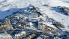 The family owners of Pension Grimus (large building, lower right) at Mt Buller acquired the adjoining vacant lot (marked) for $1,375,000.