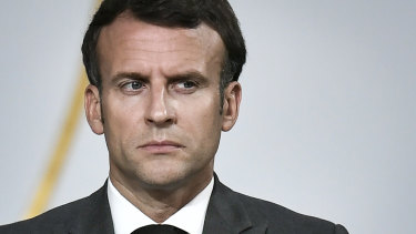 French President Emmanuel Macron has been angered by Australia’s decision.