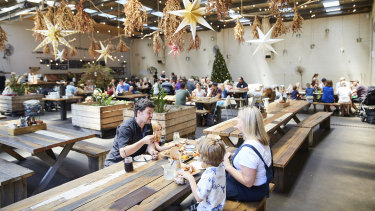 Inside Red Gum BBQ , Australia's first B-Corp restaurant. 