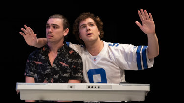 Nick Clark as Adam and Alex Thew as Chad.