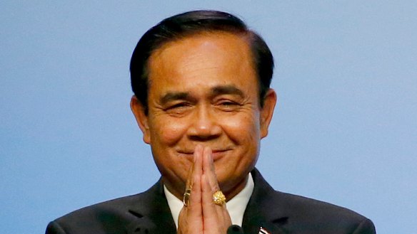 Thai Prime Minister and coup leader Prayut Chan-o-cha is officially standing in the coming election.
