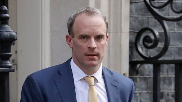 Britain’s Secretary of State for Foreign Affairs, Dominic Raab.