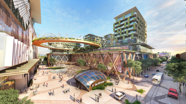 Vicinity's vision for a makeover of Box Hill Central.