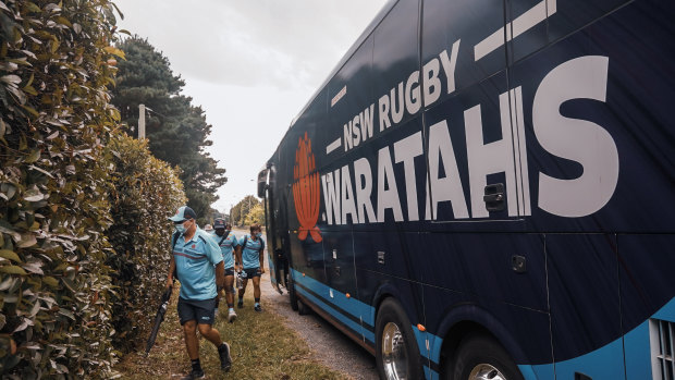 It’s back: The Waratahs won’t be missed when they travel down the Hume Highway in the team bus on Friday. 
