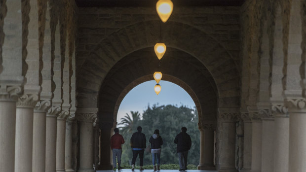 Students at California's Stanford University.