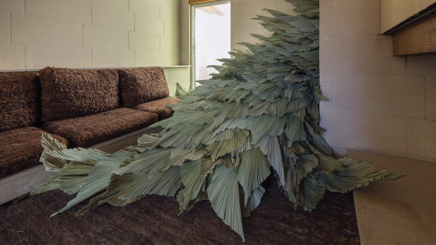 Wona Bae and Charlie Lawler's installation spills through a living space at Heide.