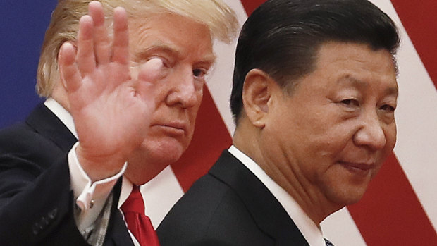 The US-China trade war continues to cast a shadow over world markets.