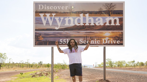 Dallas Woods recently visited his home town of Wyndham as part of a Red Bull documentary series. `