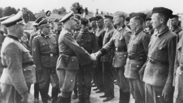 Nazi recruits at the Trawniki concentration camp where Jakiw Palij trained and served as a guard. 