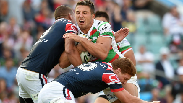 Memorable clashes: Napa has tangled with the Burgess brothers on several occasions. 