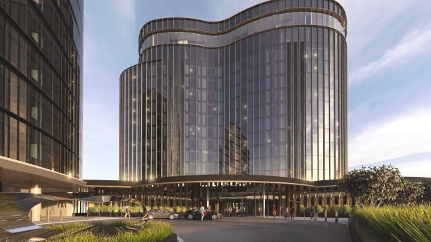 Renders of the $130 million Hotel Chadstone Melbourne, MGallery by Sofitel, owned by Vicinity and Gandel.