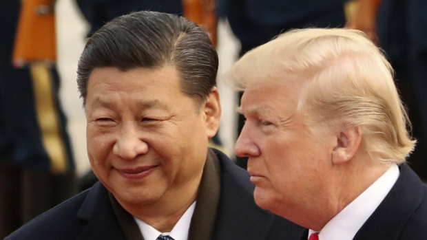 Chinese President Xi Jinping and US President Donald Trump.