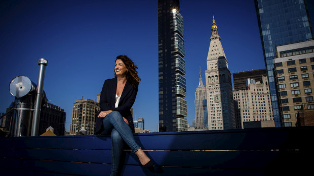 Australian entrepreneur Meggie Palmer has launched her start-up Pep Talk Her from New York. 