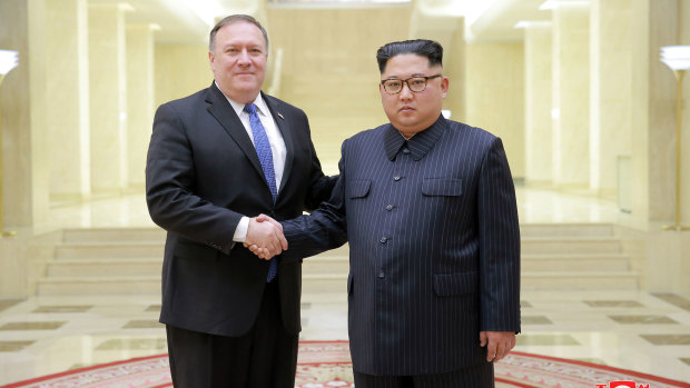US Secretary of State Mike Pompeo met with North Korean leader Kim Jong-un on May 10.