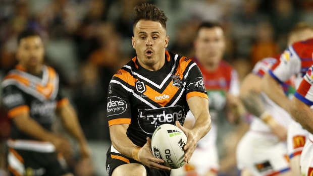 Josh Reynolds faces a challenge of trying to remain in the Wests Tigers NRL side for round one.