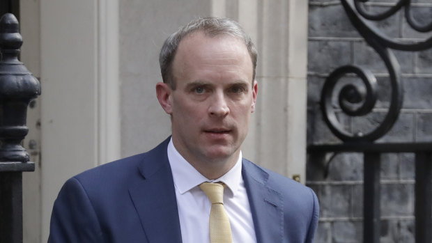 Britain’s Secretary of State for Foreign Affairs, Dominic Raab.