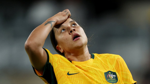 Matildas captain Sam Kerr.