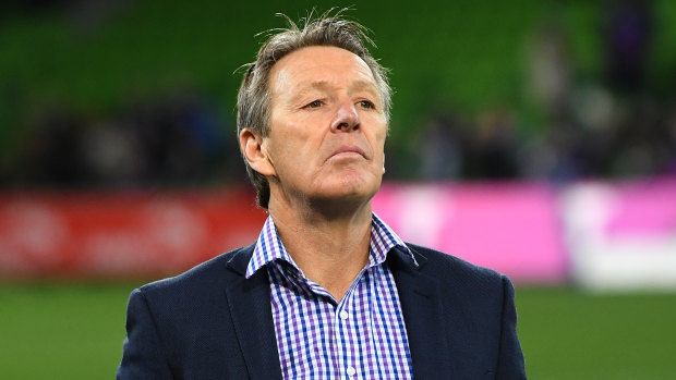 Craig Bellamy believes the Sharks are being 'condescending' in their praise of Storm