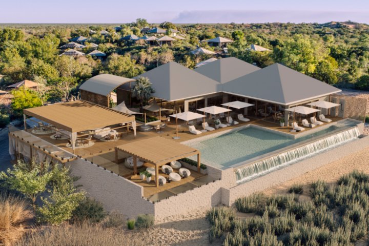 Artist impression of a proposed future development of Eco Beach resort.